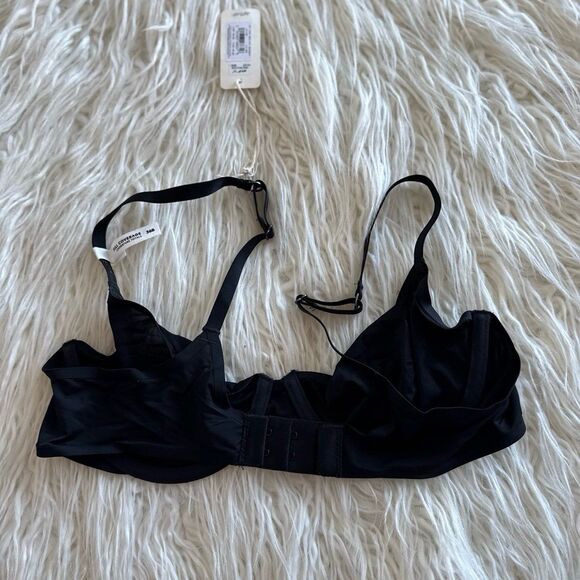 Aerie Smoothez Mesh Full Coverage Unlined Bra Black Size 36B - Picture 4 of 7